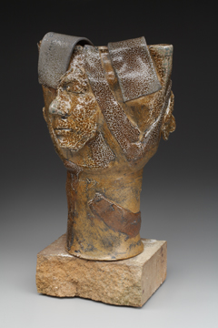 Eyes Closed sculpture